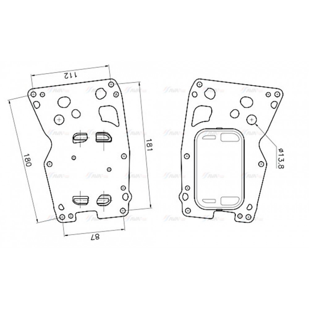 Image for AVA Cooling - Oil Cooler