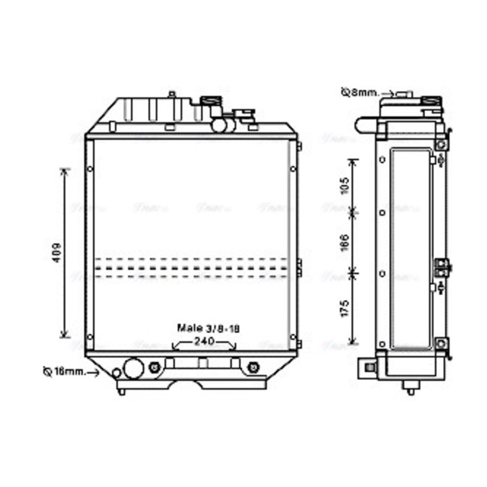 Image for AVA Cooling - Radiator