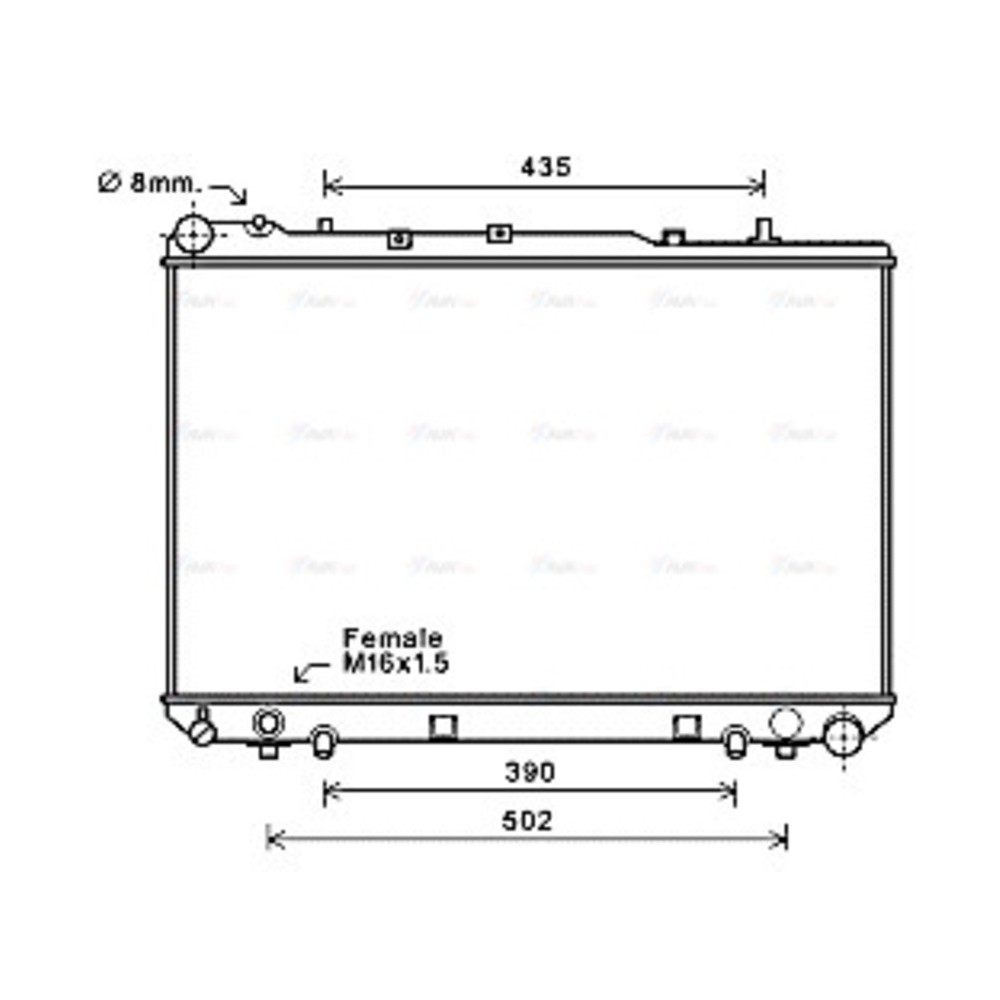 Image for AVA Cooling - Radiator