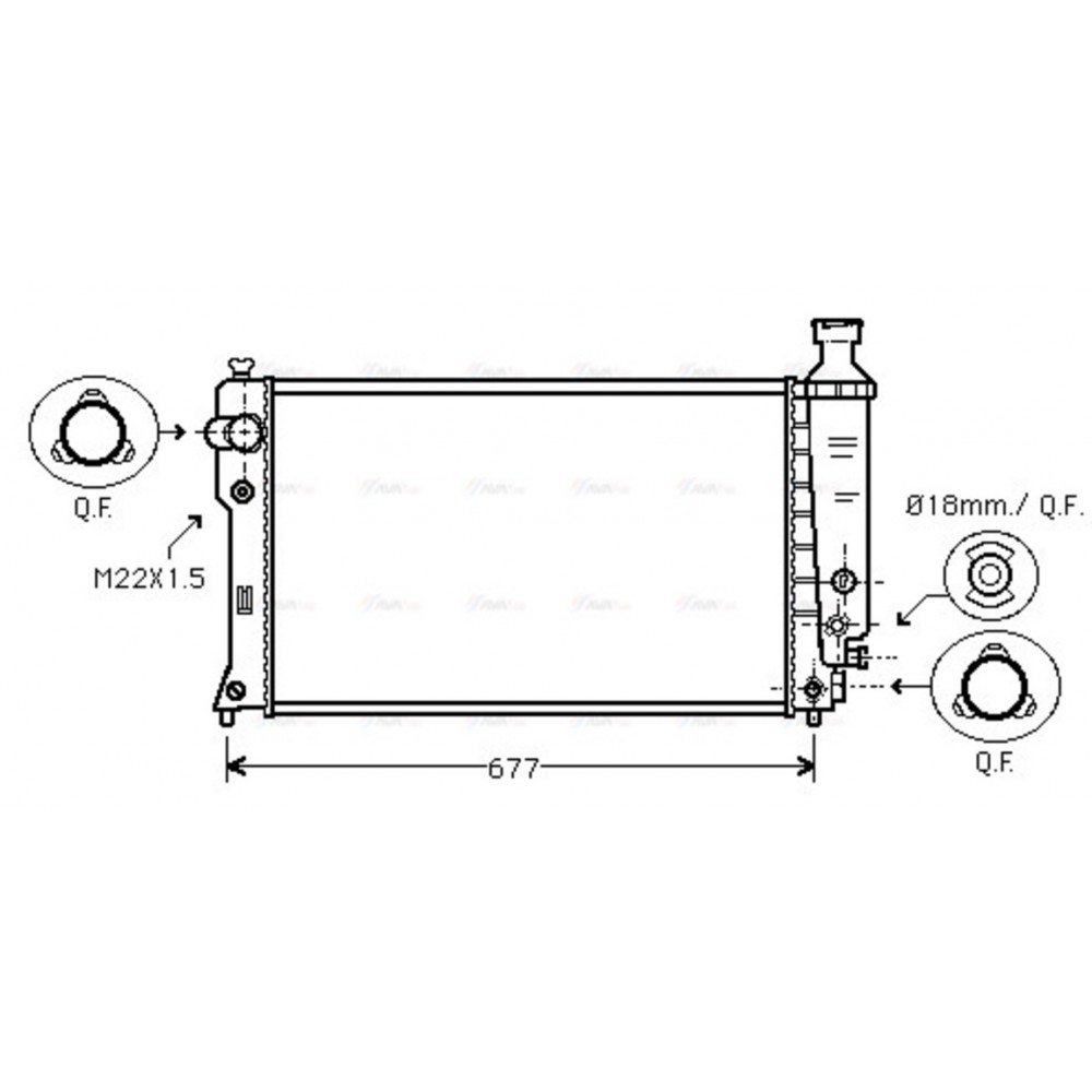 Image for AVA Cooling - Radiator