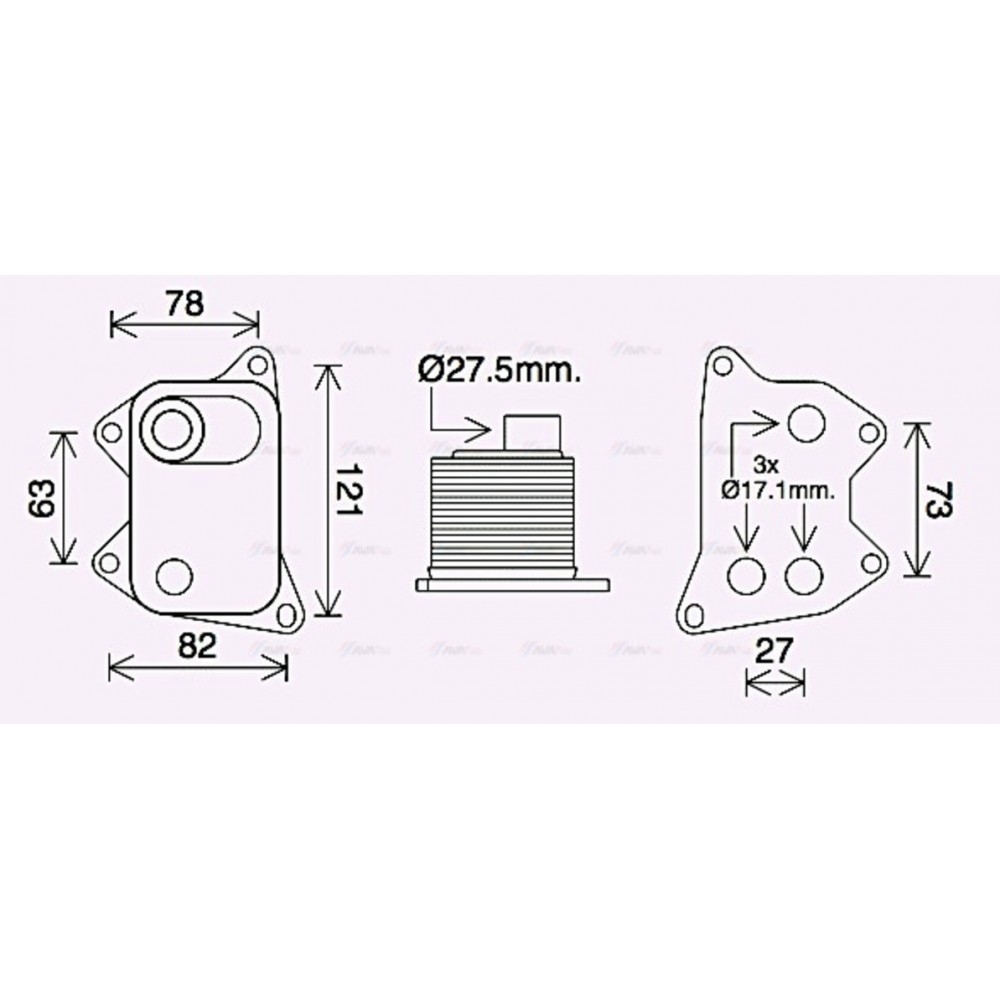 Image for AVA Cooling - Oil Cooler