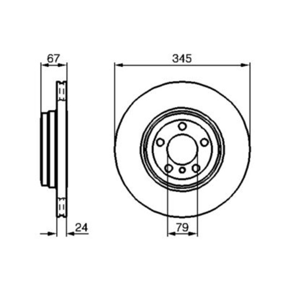 Image for Bosch Brake disc BD899