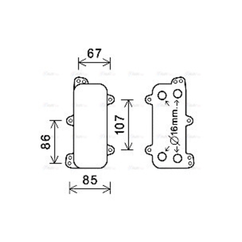 Image for AVA Cooling - Oil Cooler