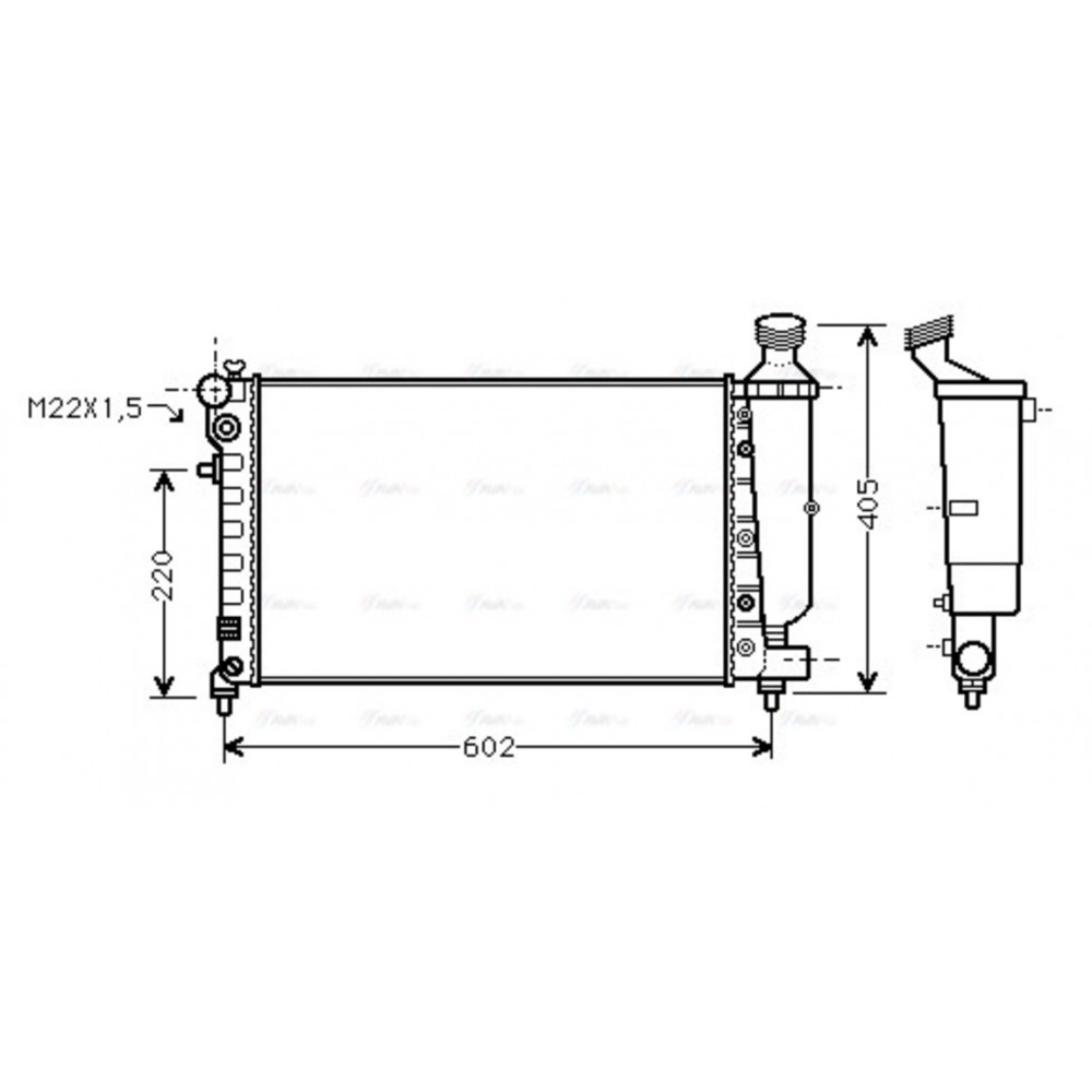 Image for AVA Cooling - Radiator