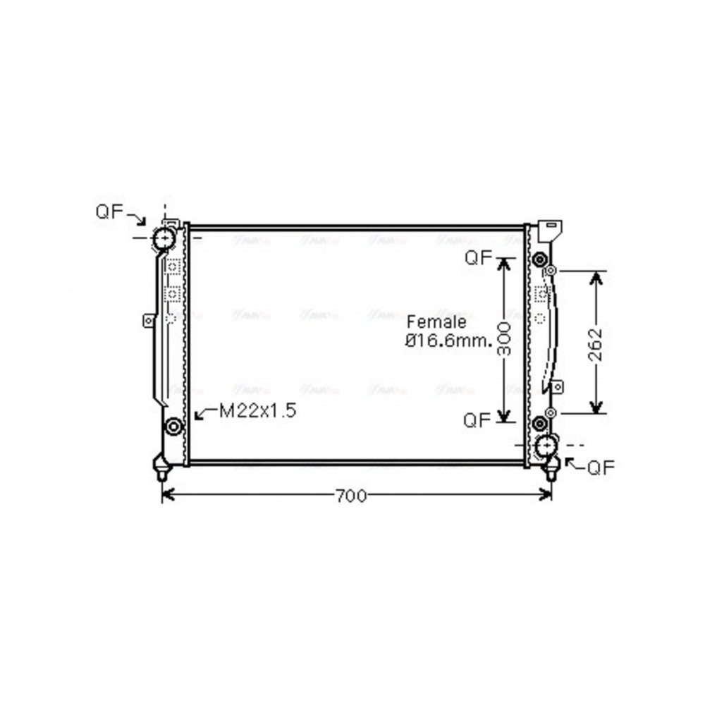 Image for AVA Cooling - Radiator