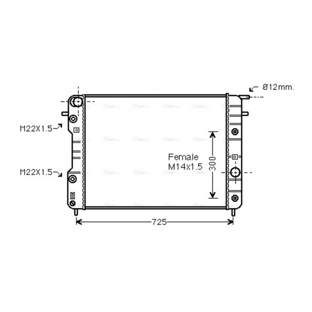 Image for AVA Cooling - Radiator