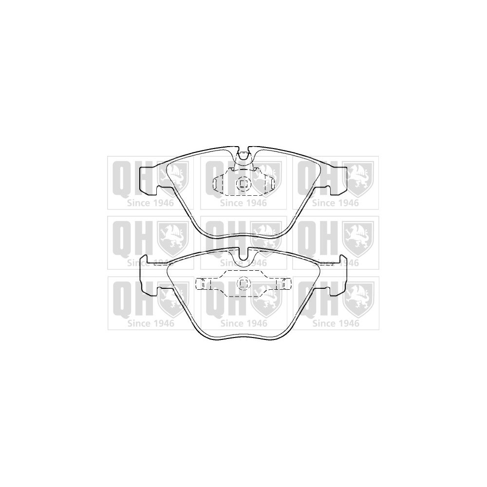 Image for QH BP1398 Brake Pad Set