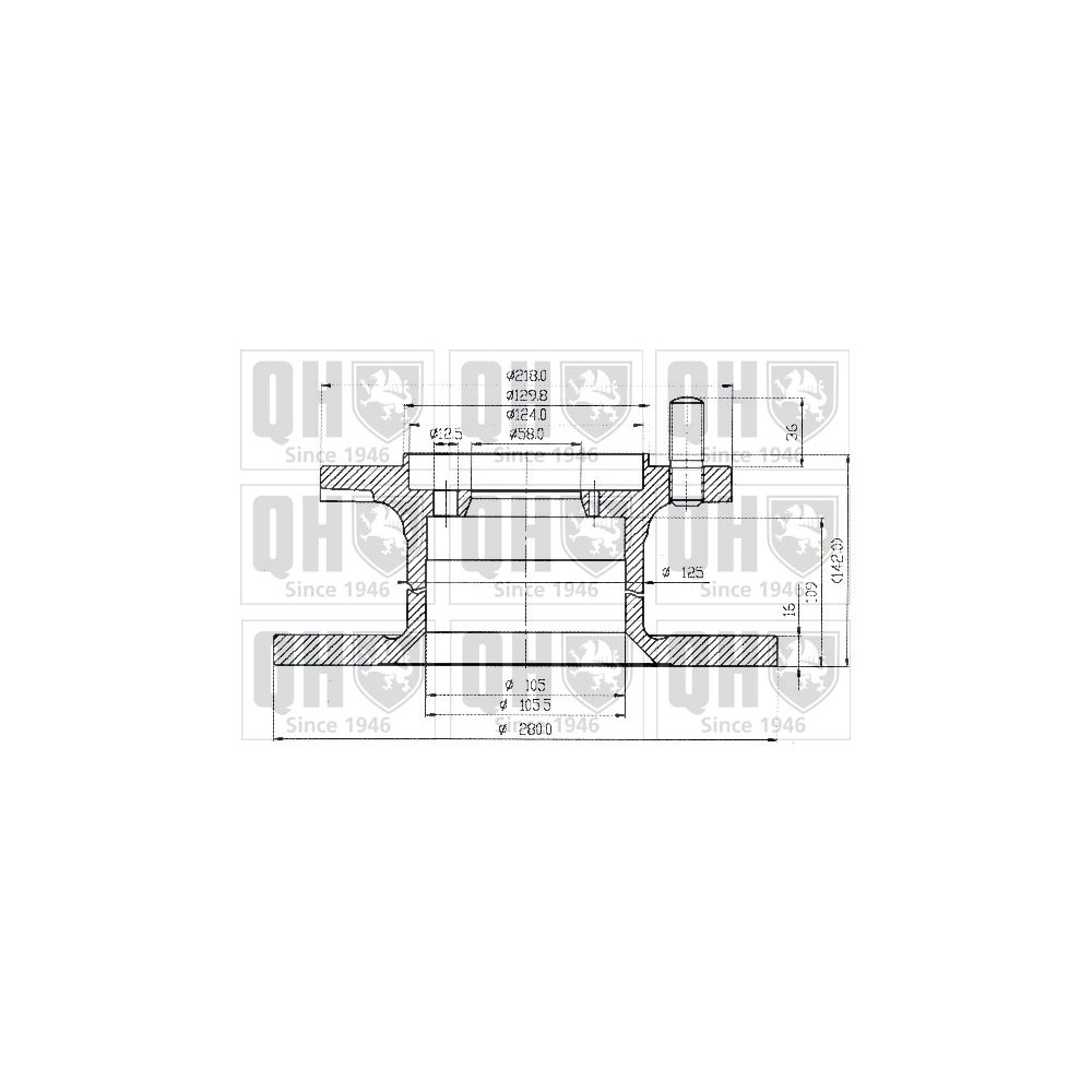 Image for QH BDC3513 Brake Disc