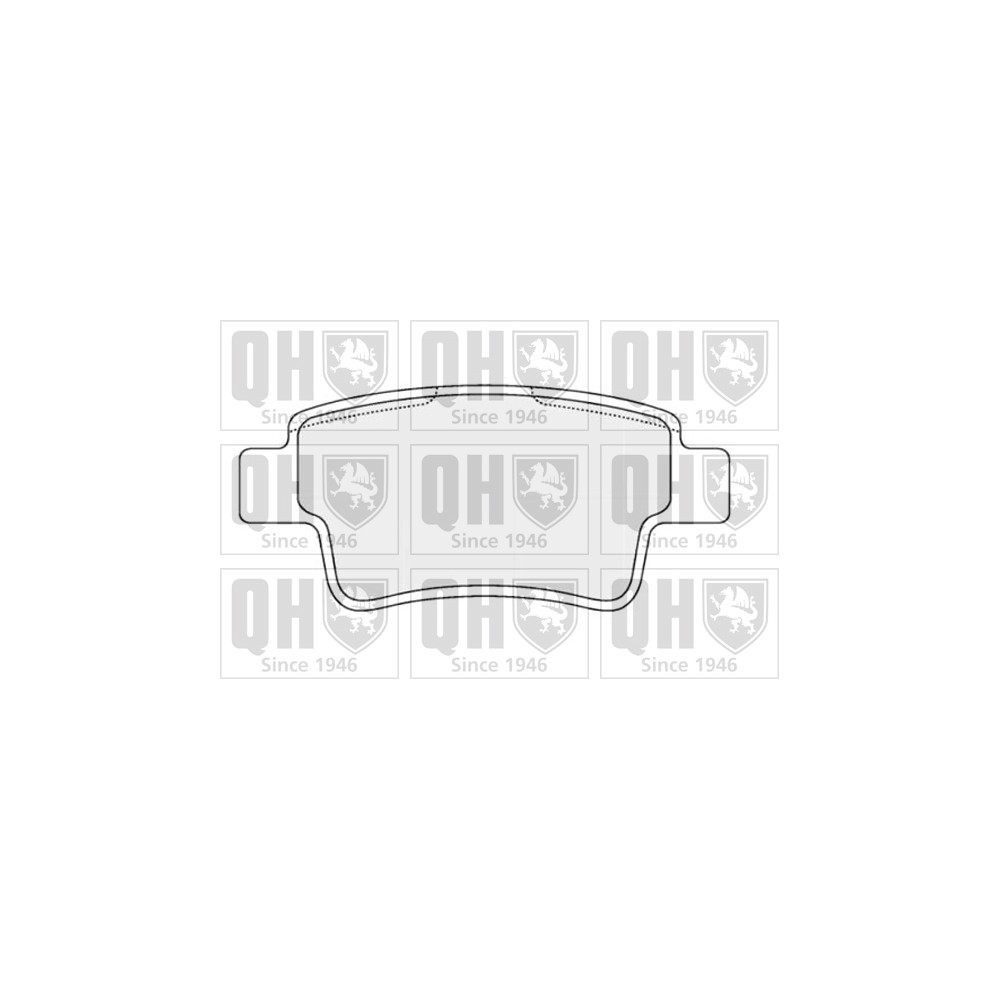 Image for QH BP1549 Brake Pad Set