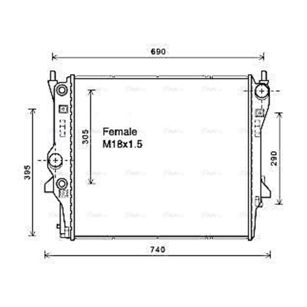 Image for AVA Cooling - Radiator