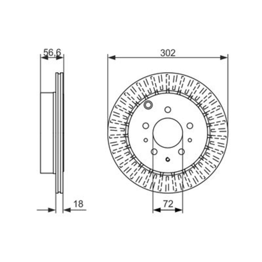 Image for Bosch Brake disc BD1587