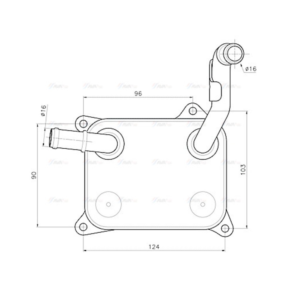 Image for AVA Cooling - Oil Cooler