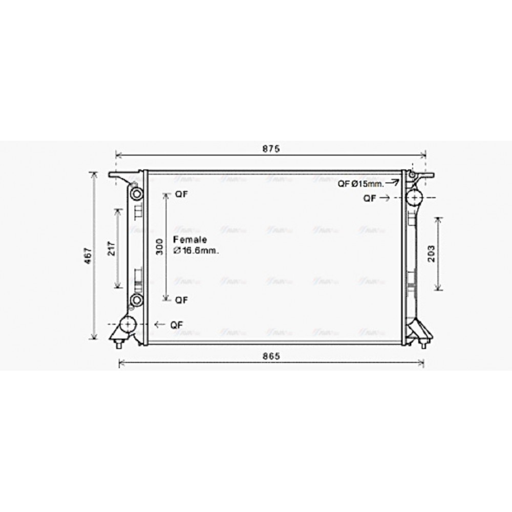 Image for AVA Cooling - Radiator