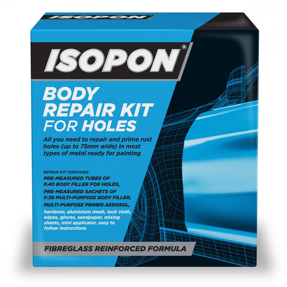 Image for Isopon BRKIT P40 Body Filler For Holes Repair Kit