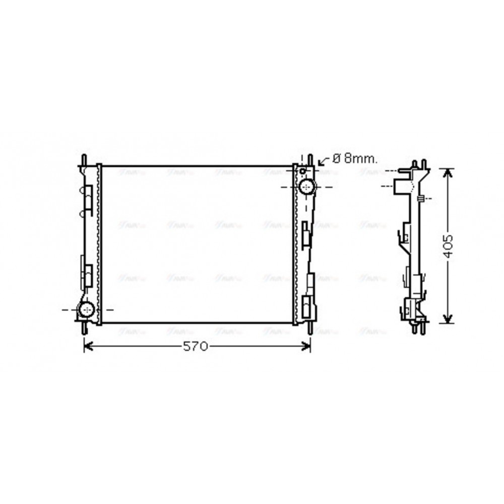 Image for AVA Cooling - Radiator