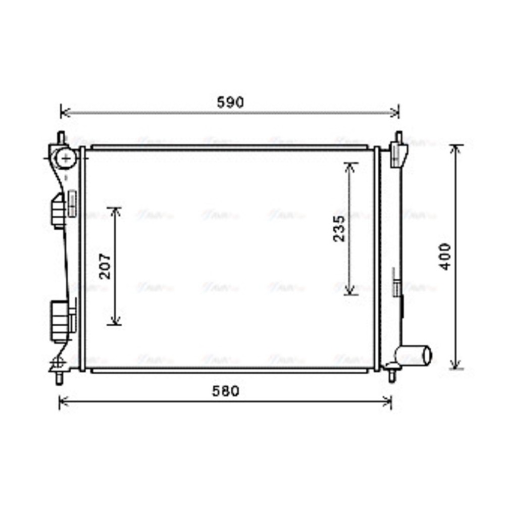 Image for AVA Cooling - Radiator