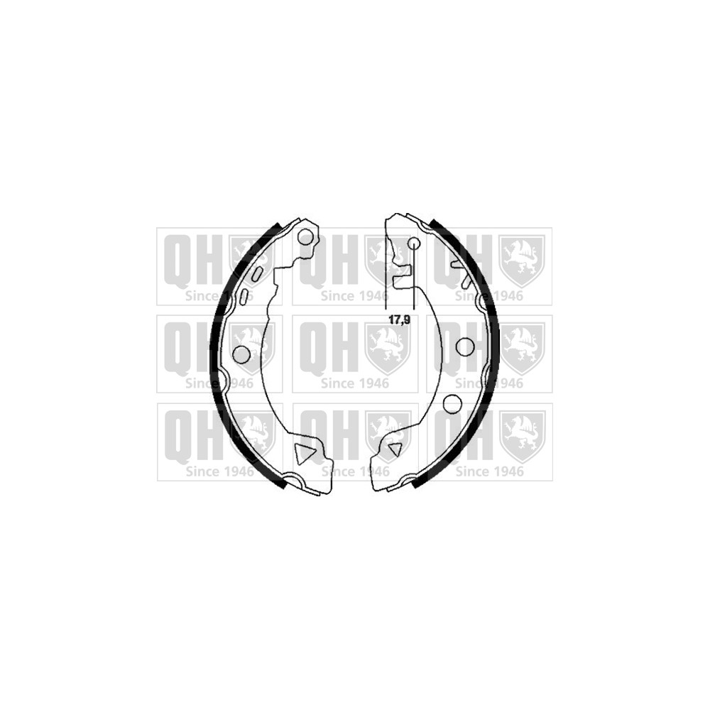 Image for QH BS809 Brake Shoes