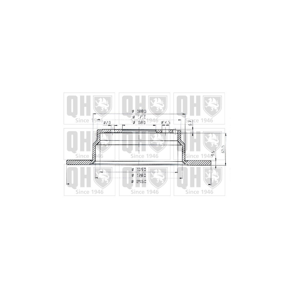 Image for QH BDC3914 Brake Disc