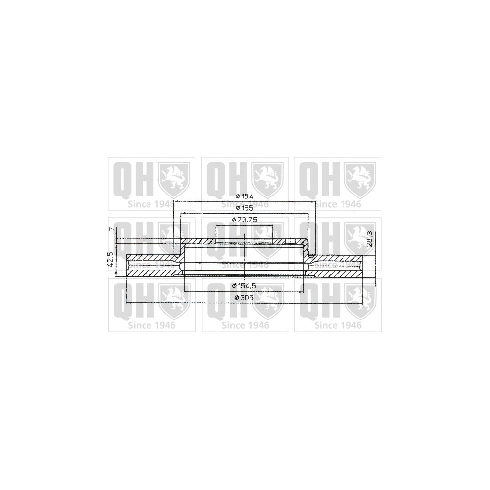 Image for QH BDC5185 Brake Disc