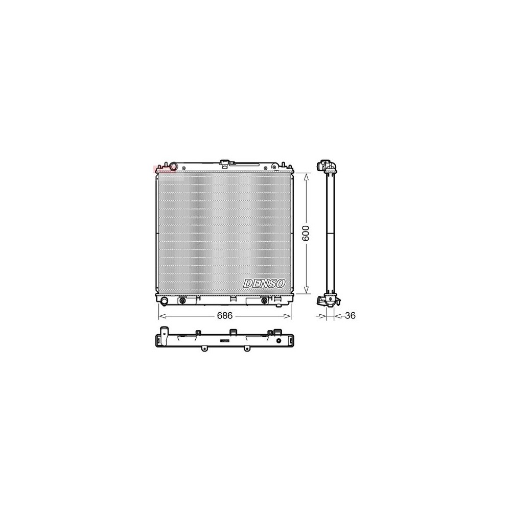 Image for Denso Radiator DRM46042