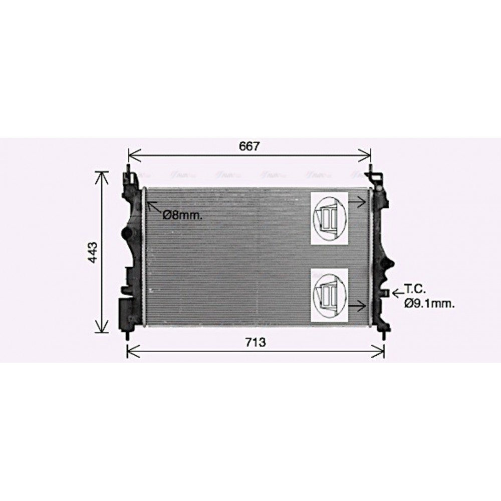 Image for AVA Cooling - Radiator