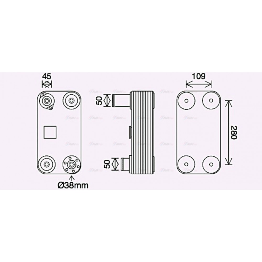 Image for AVA Cooling - Oil Cooler