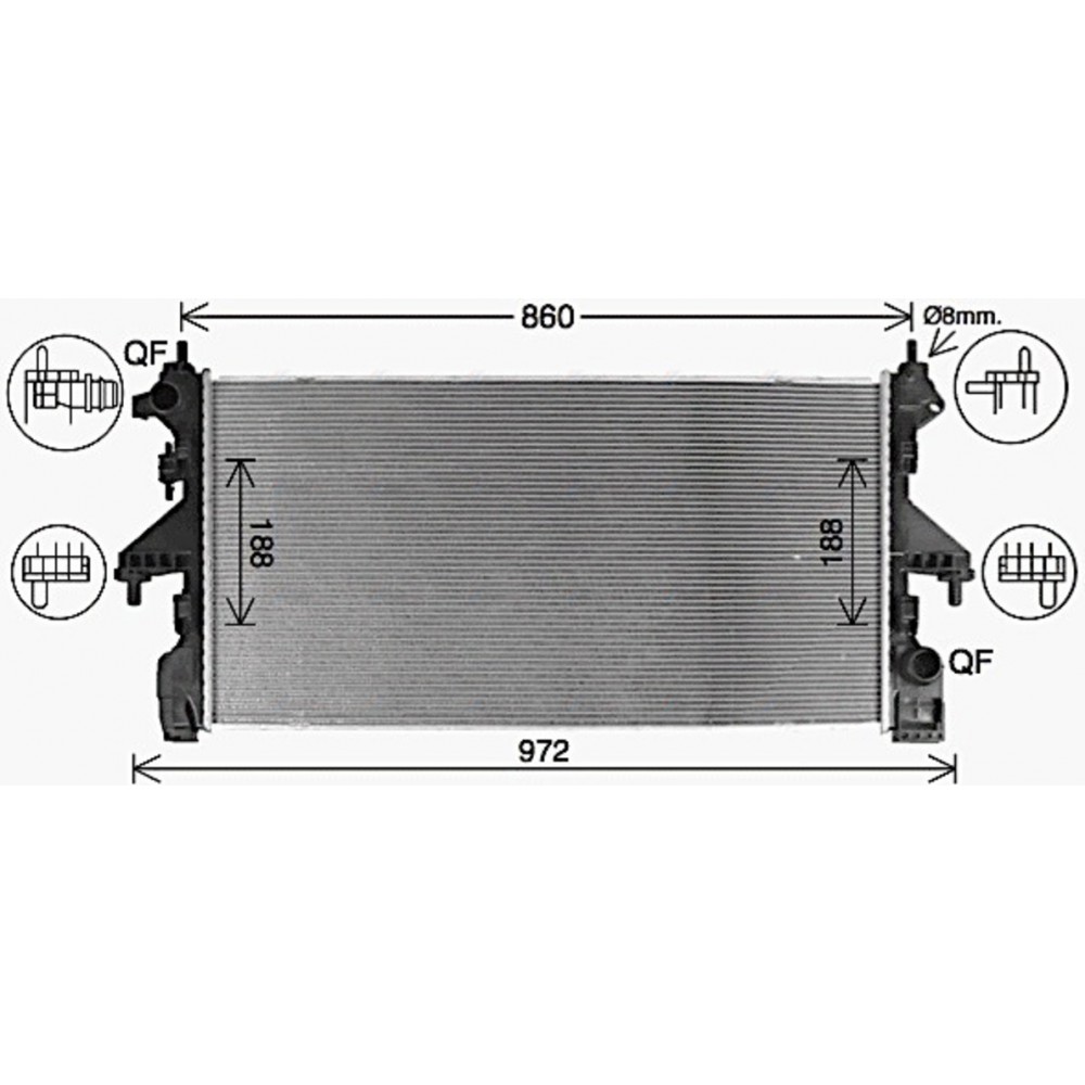 Image for AVA Cooling - Radiator