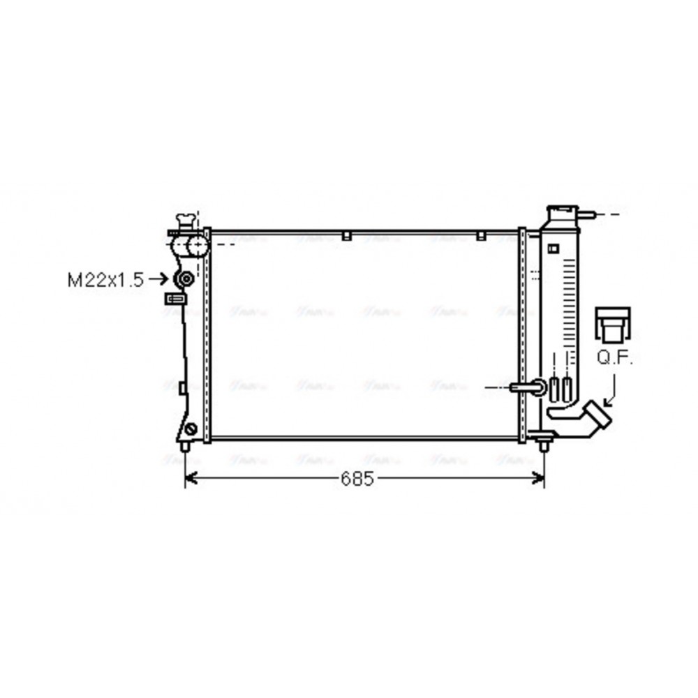 Image for AVA Cooling - Radiator