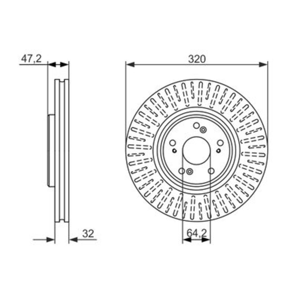 Image for Bosch Brake disc BD1573