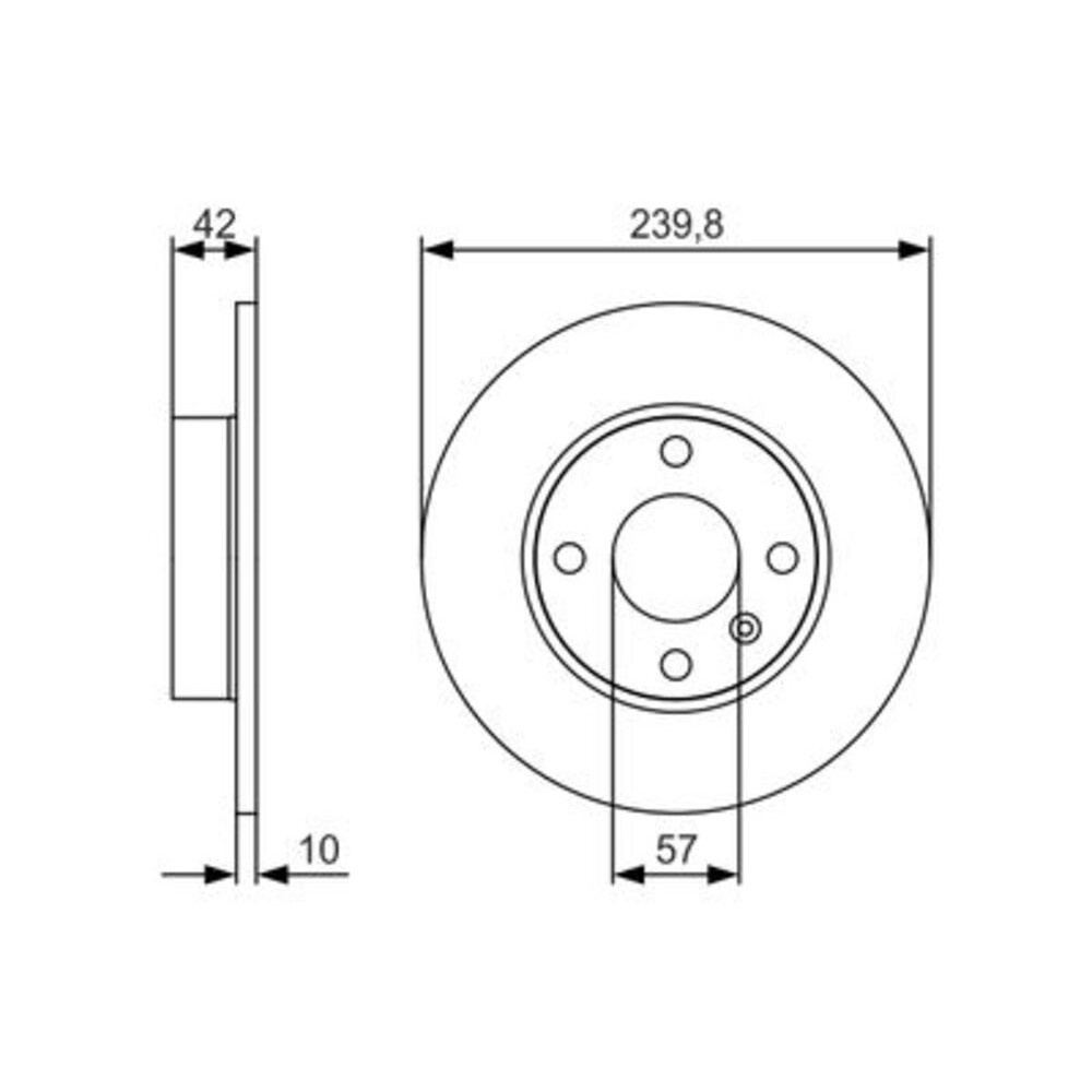 Image for Bosch Brake disc BD1935