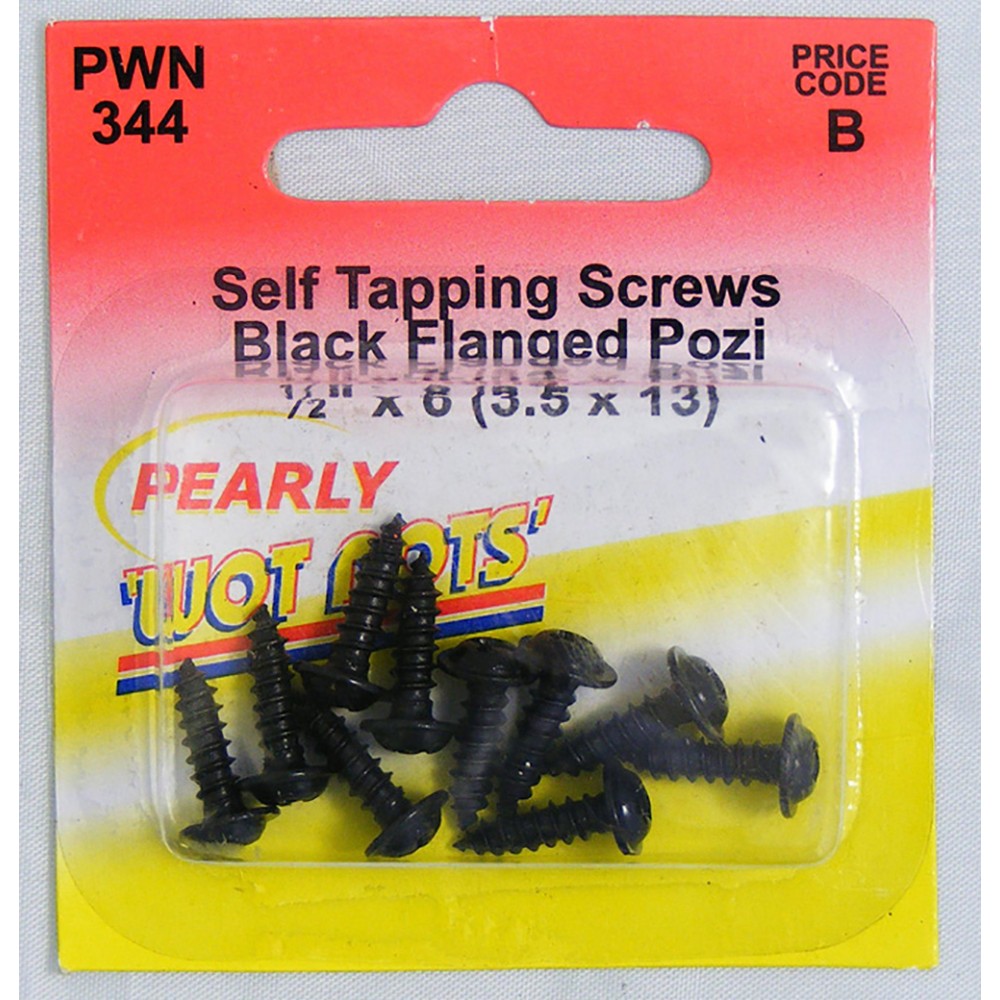 Image for Pearl PWN344 Flanged Self Tap Screw 1/2 X 6 X10