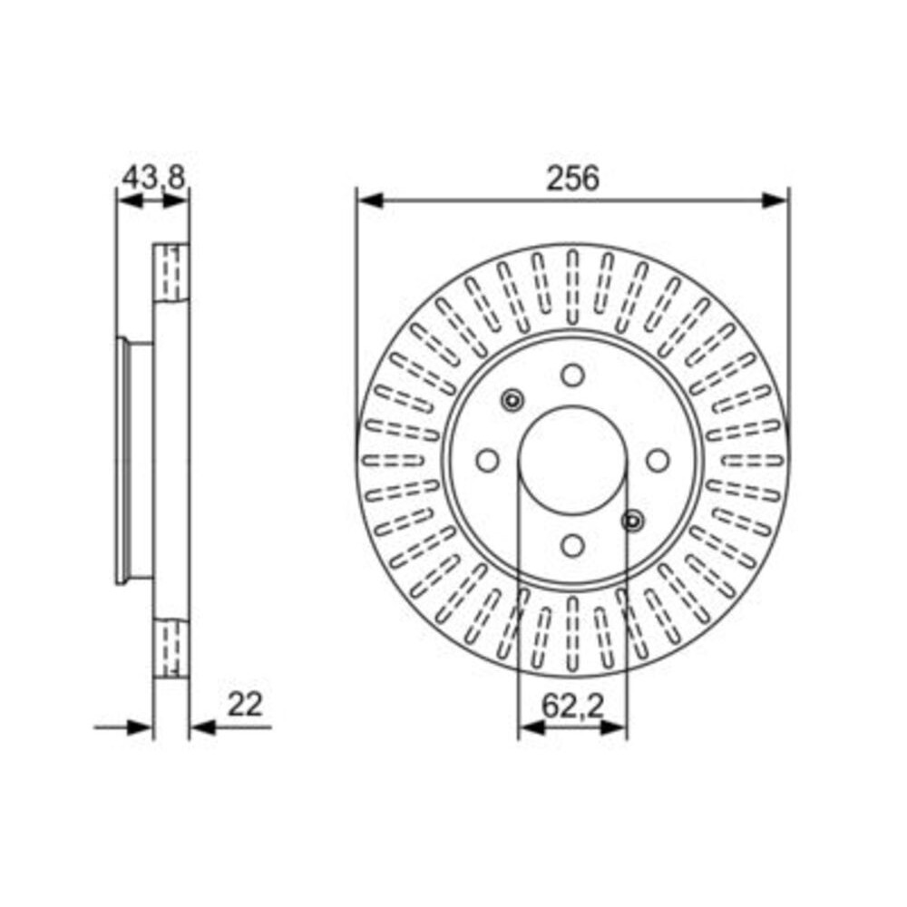 Image for Bosch Brake disc BD2519