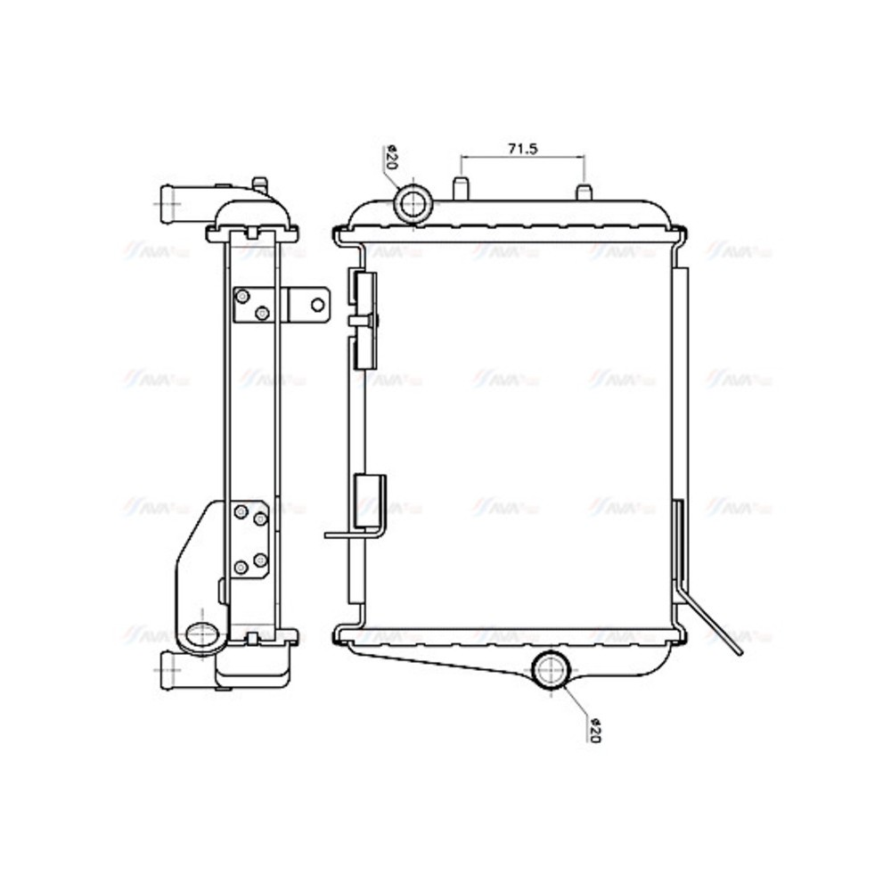 Image for AVA Cooling - Radiator