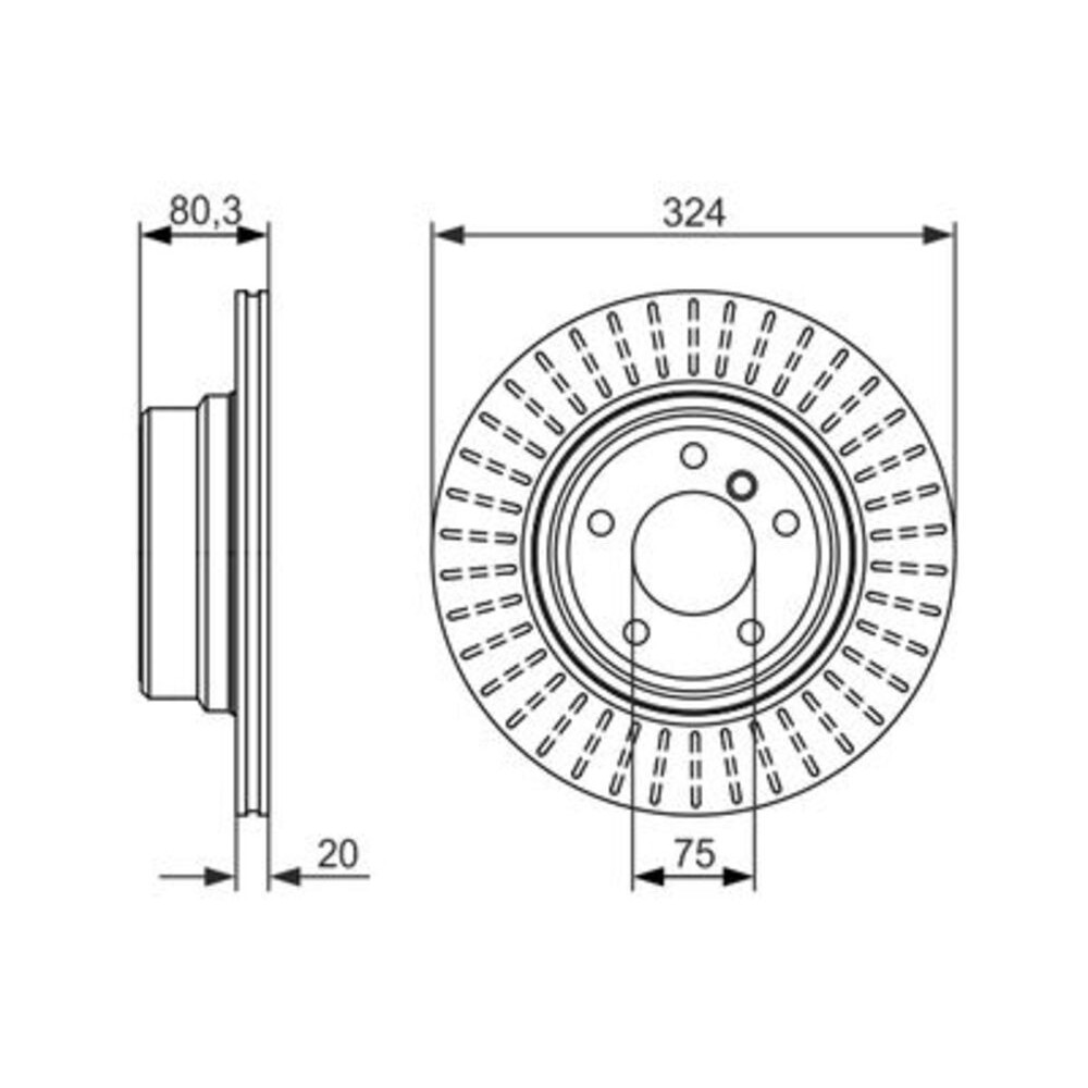 Image for Bosch Brake disc BD1235