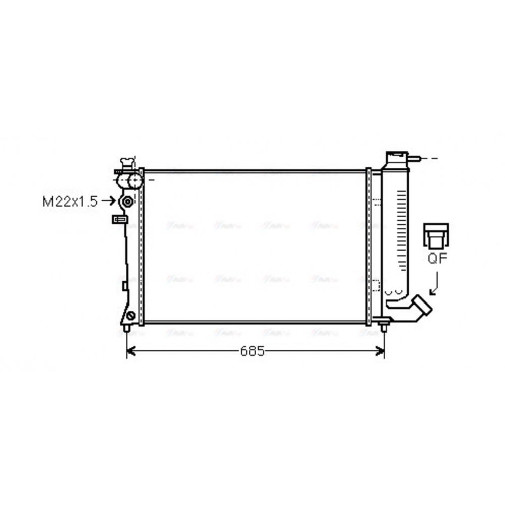 Image for AVA Cooling - Radiator