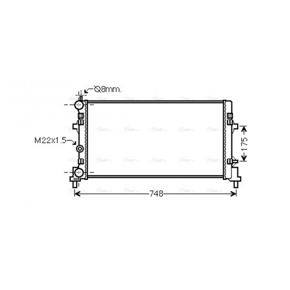 Image for AVA Cooling - Radiator