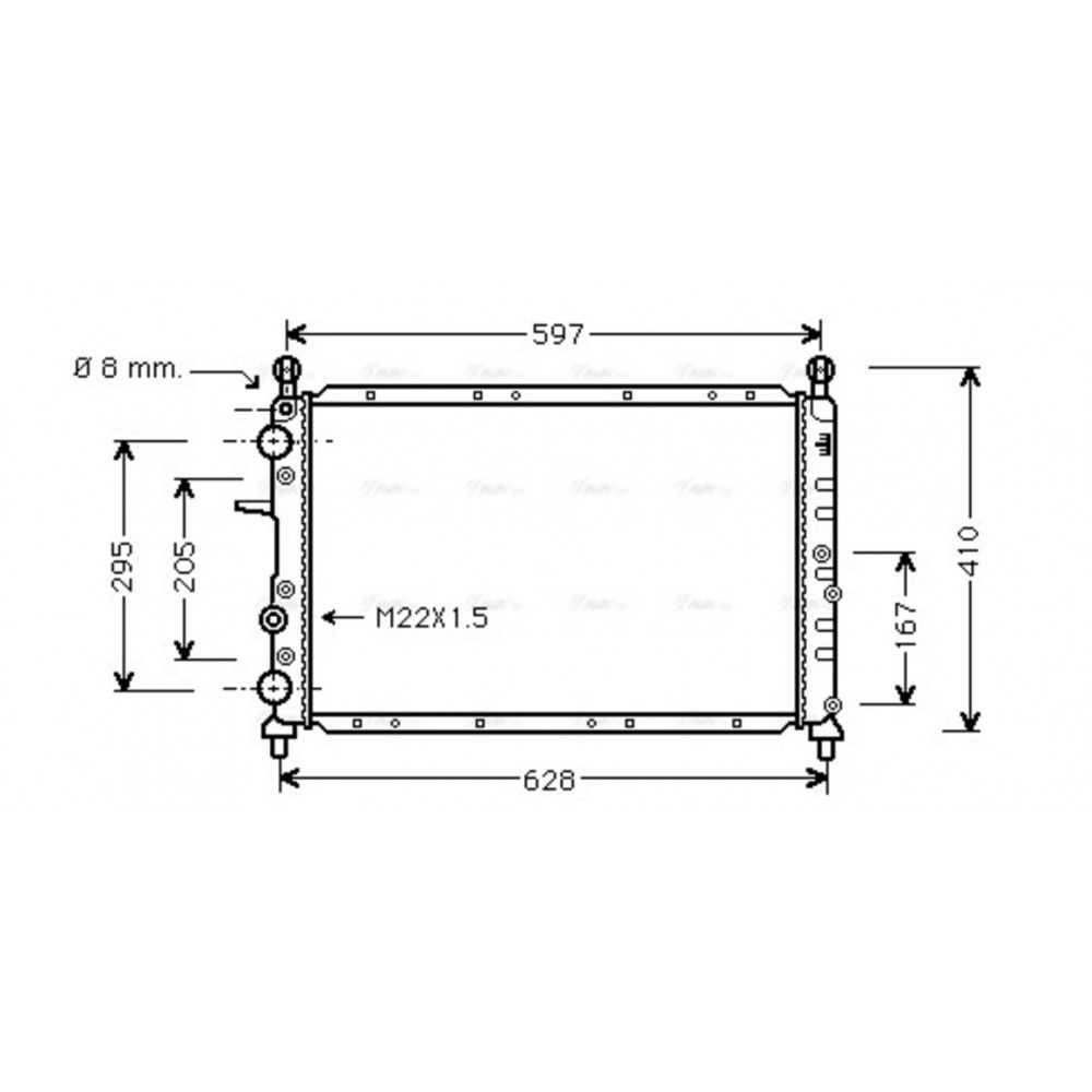 Image for AVA Cooling - Radiator