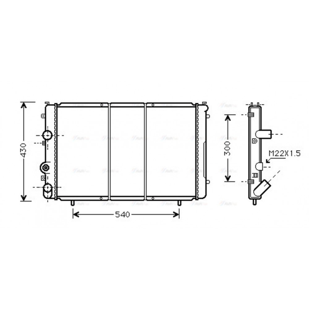 Image for AVA Cooling - Radiator