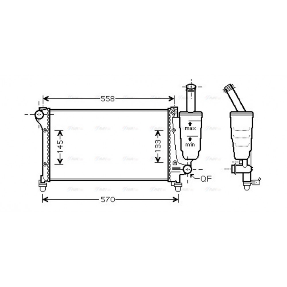 Image for AVA Cooling - Radiator