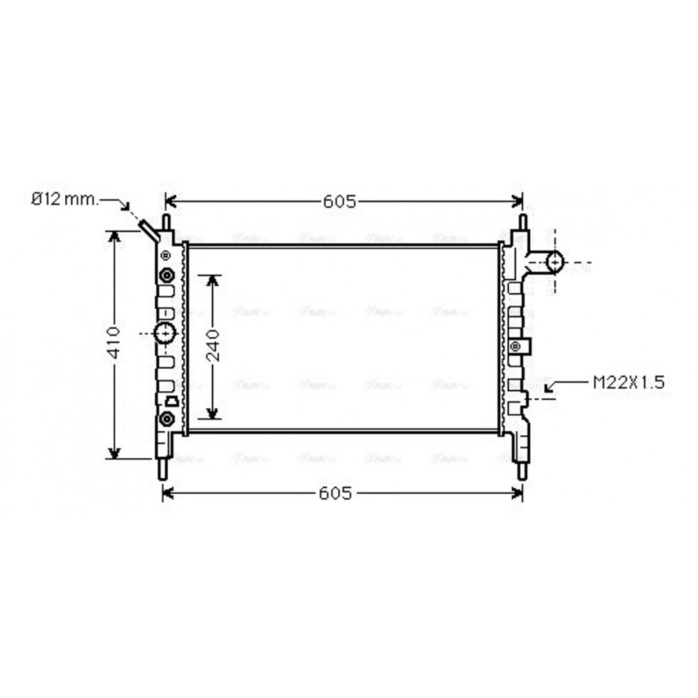 Image for AVA Cooling - Radiator