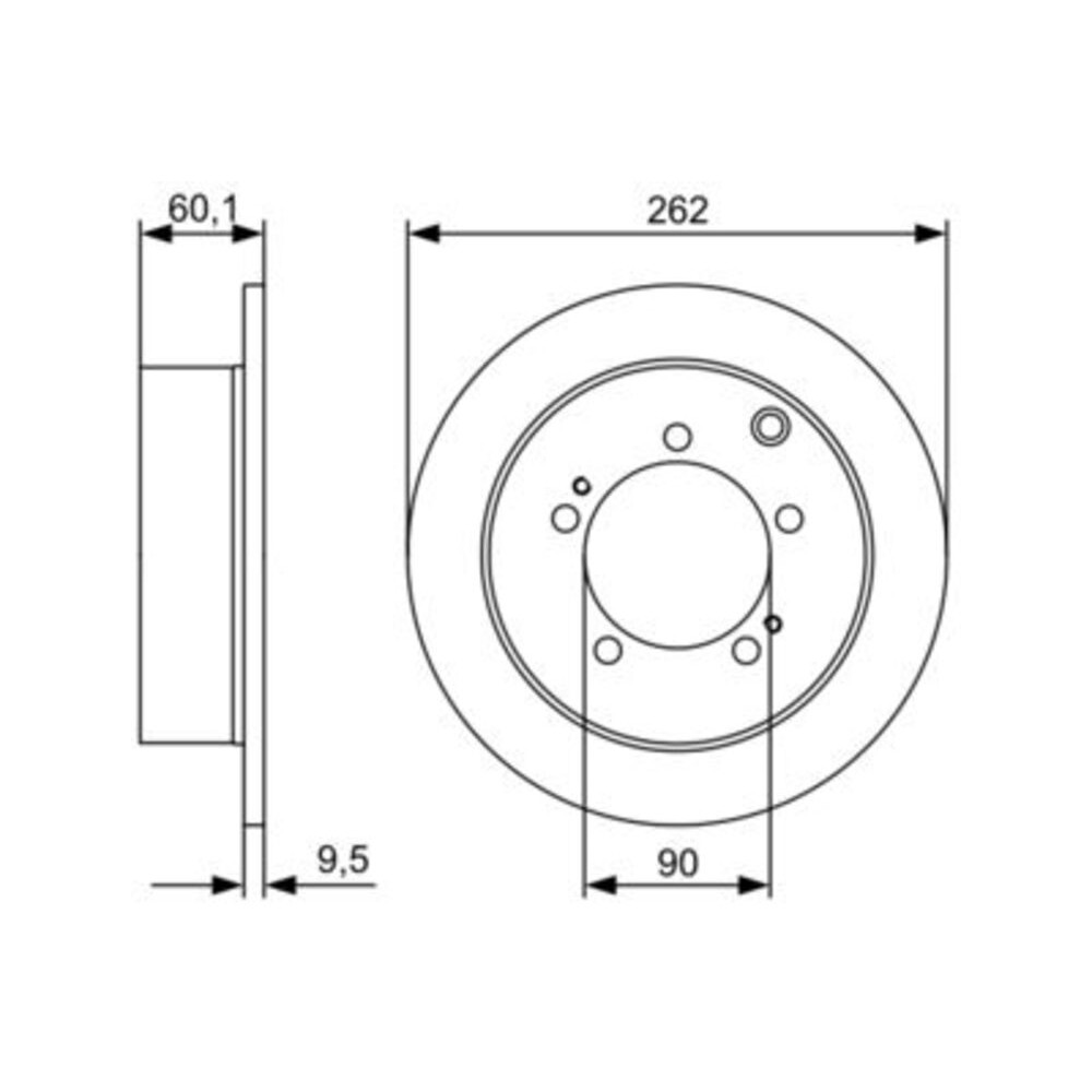 Image for Bosch Brake disc BD1366