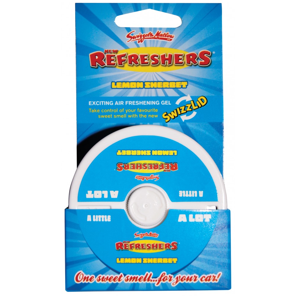 Image for Swizzel SMR040 Refreshers Lemon Sherbet Gel Pot Air Freshener
