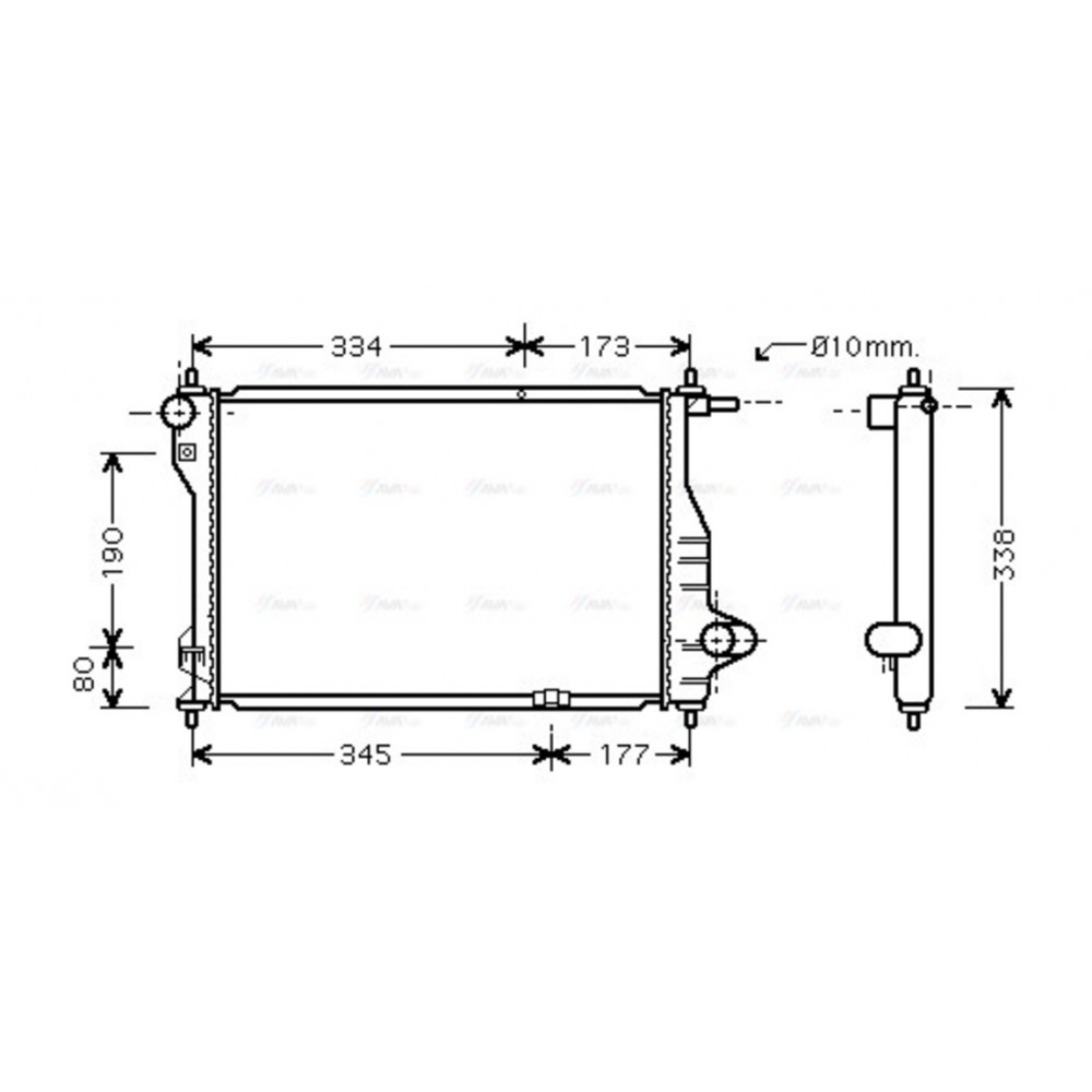 Image for AVA Cooling - Radiator