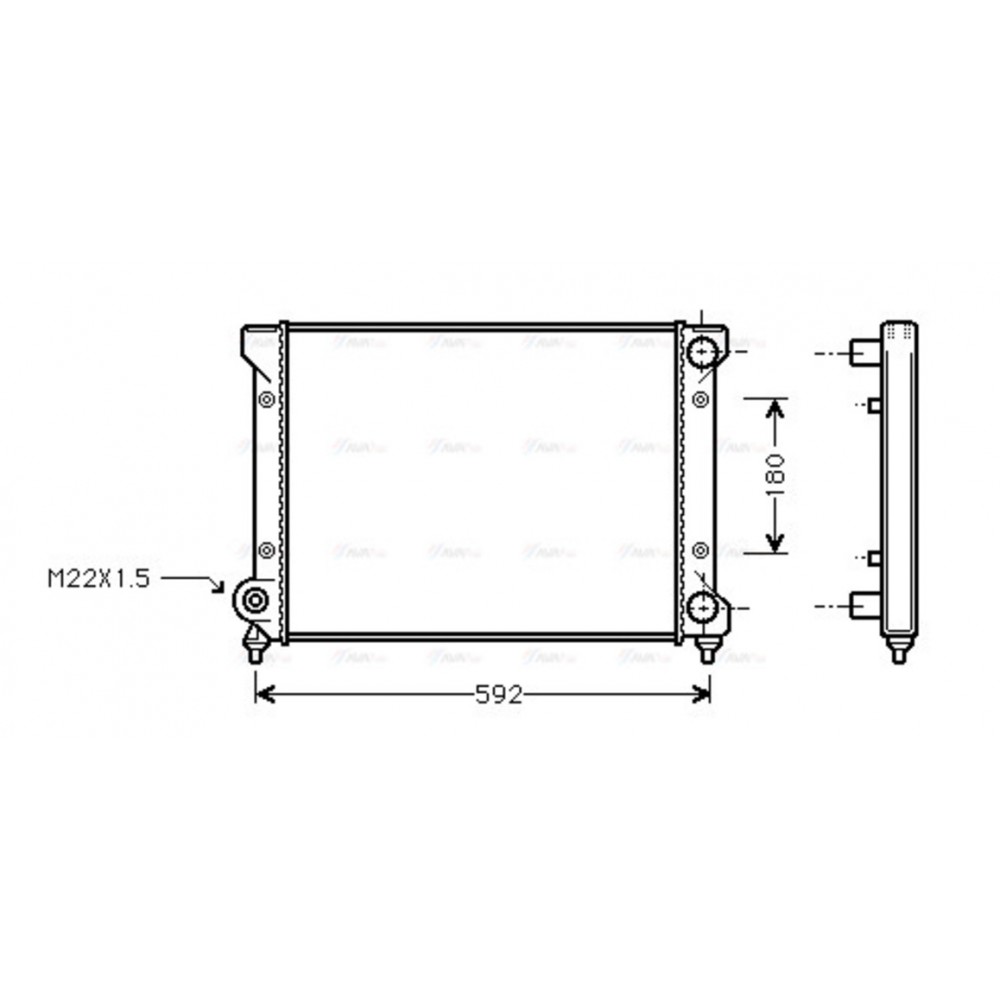 Image for AVA Cooling - Radiator