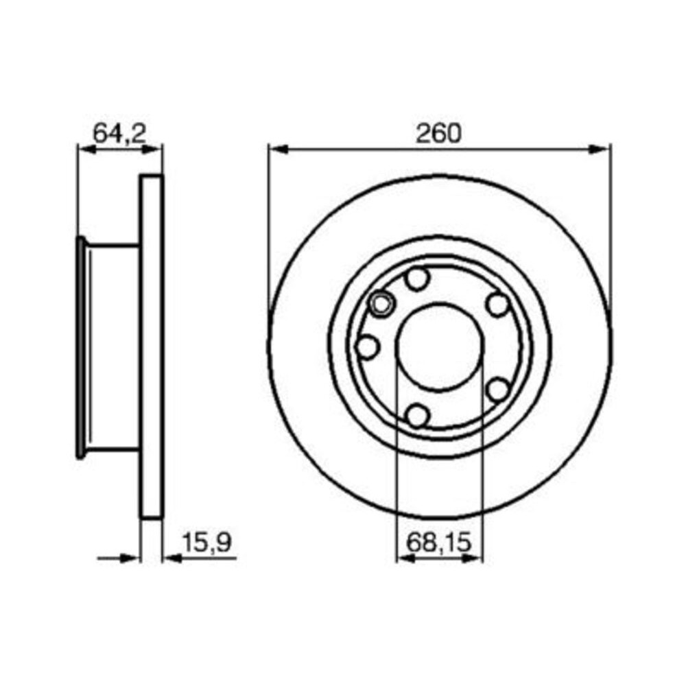 Image for Bosch Brake disc BD469