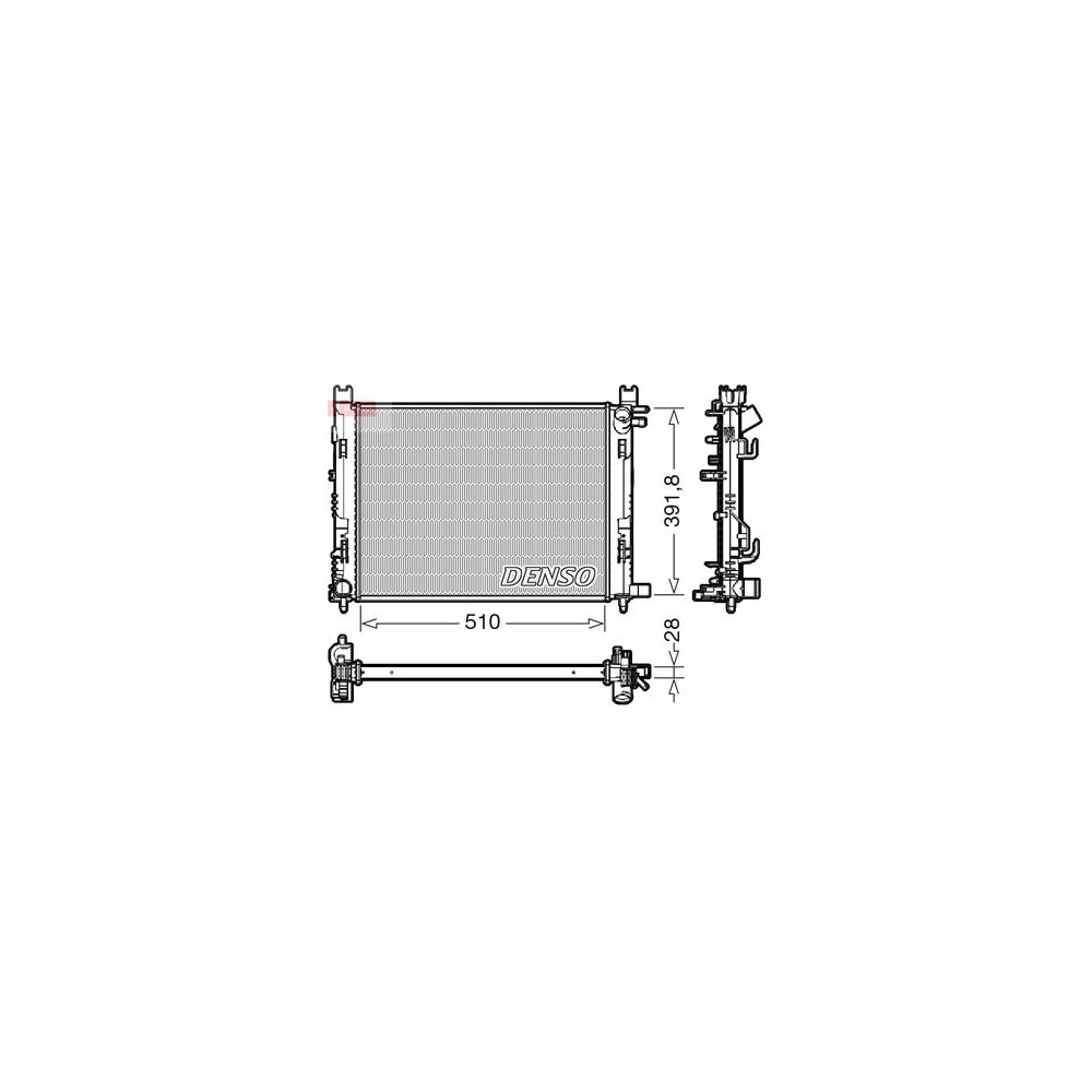 Image for Denso Radiator DRM23109