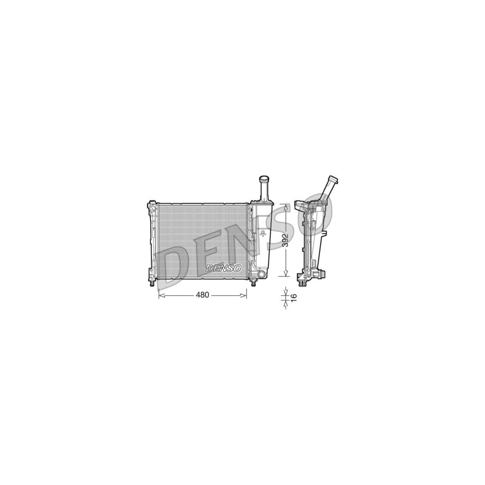 Image for Denso Radiator DRM13016