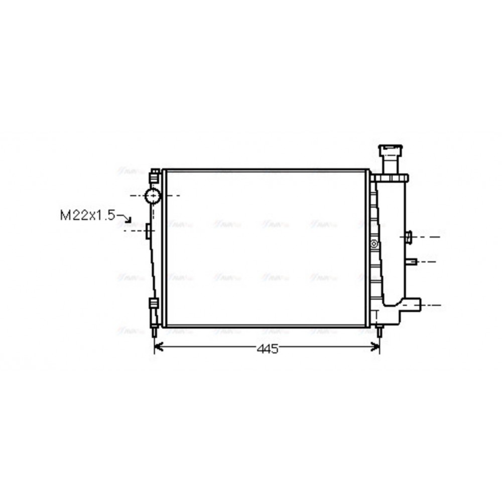 Image for AVA Cooling - Radiator