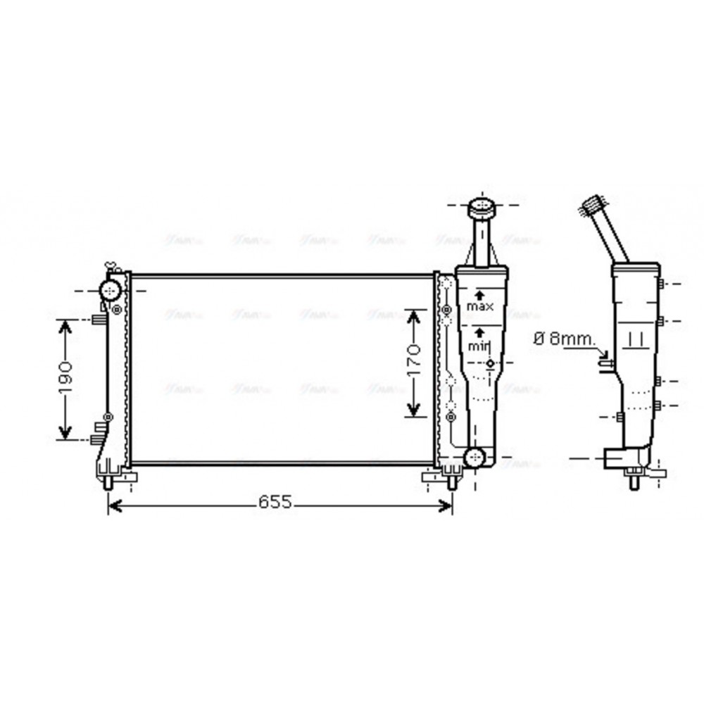 Image for AVA Cooling - Radiator