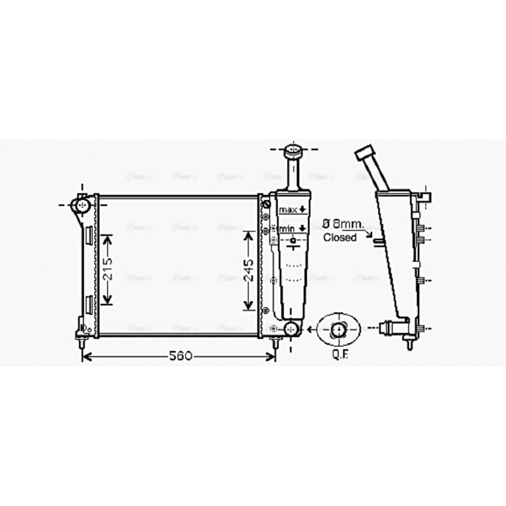 Image for AVA Cooling - Radiator